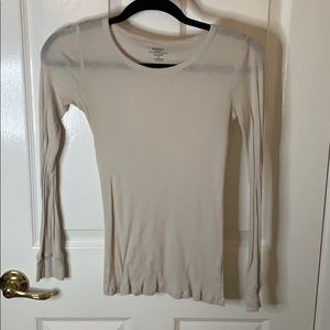 Majestic ribbed cotton cashmere T-shirt